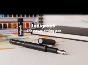 Online Bachelor Stylo plume transparent, plume de calligraphie large 0,8  mm, pour cartouches d'encre standard, poignée ergonomique, convertisseur